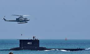 An indonesian navy submarine has gone missing with 53 people on board, military officials say. B7vryscj2kz92m