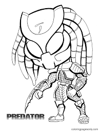 There are tons of great resources for free printable color pages online. Predator Poster Coloring Pages Predator Coloring Pages Coloring Pages For Kids And Adults