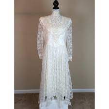 Vintage size 4 strapless corset gown $14 $60 size: Sold Jessica Mcclintock Ivory Lace Wedding Dress Country Prairie Gunne Sax Size 18 Laughing Owl Treasures