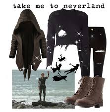 In Neverland By Stevtasha Romanodgers Liked On Polyvore Featuring Once Upon A Time River Movie Inspired Outfits Disney Inspired Outfits Character Outfits