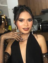 🖤 Acquired Footprints stuns at her year-end party with smokey eyes and  missy bun hair. A show-stopping look to end the year in style! ✨  HairAndMakeup by|LOvely Hma LJ ARTISTRY LJ HMA