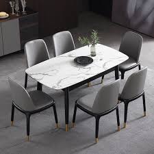 3in1 rolling dining table set kitchen storage trolley room breakfast furniture. Rectangular Extendable Faux Marble Dining Table With Marble Veneer Top Modern Dining Table 55 To 71 Wood Legs