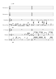 Yoshi S Island Flower Garden Koji Kondo Sheet Music For Drum Group Guitar Bass Xylophone More Instruments Mixed Ensemble Musescore Com
