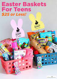 Create a fresh and not so ordinary gift basket for teen boys and girls. Easter Basket Ideas For Teens Living Locurto