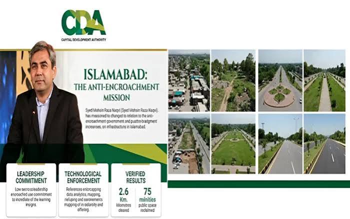 Naqvi leads drive to make Islamabad encroachment-free