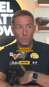 Is it because of preseason ranking, or because of narrative?" Joel Klatt  breaks down how the resumes of No. 20 Texas and unranked Iowa stack up.  Sponsored by Graduate Hotels
