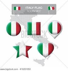 This region is the home of orecchiette. Italy Flag Icons Set Vector Photo Free Trial Bigstock