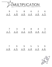 These math worksheets complement our grade 4 mental multiplication worksheets which focus on practicing in your head multiplication skills. Free Printable Multiplication Worksheets Wonkywonderful