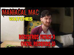 Для просмотра онлайн кликните на видео ⤵. Maniacal Mac Watches Registros Fatais 3 Fatal Records 3 Youtube