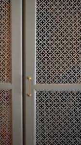 X home 30 x 18 inch undermount kitchen sink single bowl, 16 gauge stainless steel kitchen workstation sink with r10 corners, fits 33 inch cabinet 5.0 out of 5 stars 8 $210.99 $ 210. Chic Mudroom Features Gray Cabinets Finished With Gray Quatrefoil Lattice Doors Accented With Brass Handles Accent Doors Mudroom Cabinets Doors