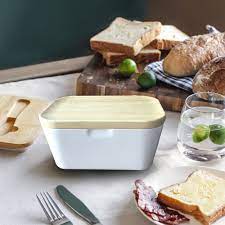 The pattern is made from a vintage wall paper roller and the little bird is pressed from a. Butter Dish Box Container Cheese Server Storage Keeper Heat Resistant Kitchen Butter Storage Dish For Countertop Refrigerator Dishes Plates Aliexpress
