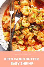 Keto Cajun Garlic Butter Baby Shrimp Delicious Healthy Recipes Low Carb Paleo Recipes Keto Recipes Easy