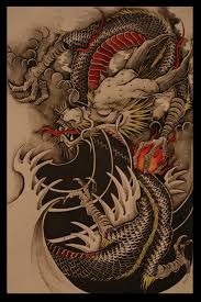 Japanese dragon vector illustration of japanese dragon. Japanese Dragon Wallpaper Novocom Top