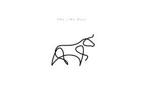 one line animals taurus tattoos cow tattoo ox tattoo