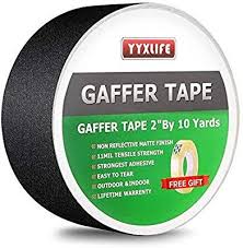 Amazon Com Premium Grade Gaffers Tape Heavy Duty Non Reflective Matte No Residue Gaff Main Stage Tape Electrical Gaffer Tape Electrical Tape Fluorescent Tape