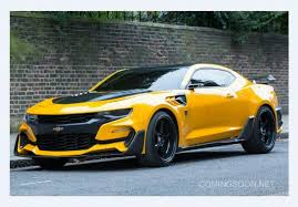 The Bumblebee From The Transformer The Last Knight Movie Transformers Cars Chevrolet Camaro Bumblebee Chevrolet Camaro
