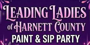 Leading Ladies of Harnett County Sip & Paint Party