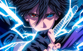Download Wallpapers Sasuke Uchiha Neon Lights Manga Artwork Anime Characters Naruto Besthqwallpapers Com Naruto And Sasuke Wallpaper Sasuke Sharingan Anime Wallpaper