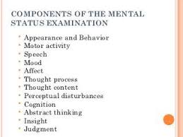 Mental Status Examination Psychiatry Thought Process Psychology