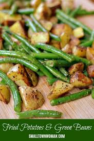 Pan Fried Potatoes And Green Beans Recipe Vegetable Side Dishes Recipes Vegetable Side Dishes Vegetable Dishes
