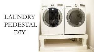 I hope this information is helpful to you but submit a question with a model number for further assistance. Laundry Washer Dryer Pedestal Diy Youtube