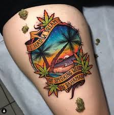 Weed tattoo isn't a new thing. 19 Coolest Weed Tattoos On Instagram