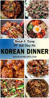 30 Famous Korean Dishes For Dinner Dinner Dishes Household Recipes Healthy Recipes