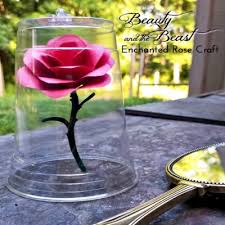 Fancy learning how to create your own enchanted bell jar? Diy Enchanted Rose With Free Printable Fun Disney Craft For Kids Mindy