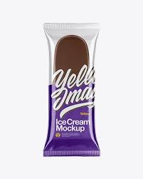 Download Ice Cream Pouch Mockup Free