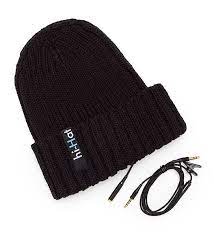 Hi Hat Knit Hat With Built In Headphones Gadgets Technology Awesome Wearable Device Wearable Technology Clothing