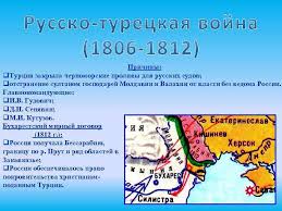 Мирный договор между россией и турцией, заключенный в бухаресте 16 (28) мая 1812 г. Vneshnyaya Politika V 1801 1812 Gg Osnovnye