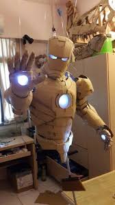 Considering certain variations, findurfuture like to share diy guide of ironman costume for followers who accept iron man competition to flawless cosplay at halloween. Veolia Uk On Twitter Cardboard Costume Cardboard Sculpture Iron Man Suit