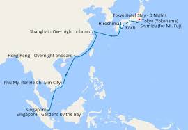 Singapore map also shows that it is a very small island country located nearby the southern tip of (off coast). Easter Southeast Asia China Japan Fr Singapore With Stays 11 April 2020 24 Nt Norwegian Spirit 11 April 2020 Norwegian Cruise Line Iglucruise