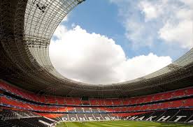 Shakhtar donetsk are a champions league team who haven't been able to play at their home ground for five years. Donbass Arena Fc Shakhtar Donetsk Stadium E Architect