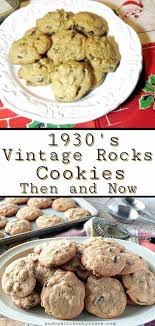 Vintage Rocks Cookies Recipe Rock Cookies Recipe Recipes Cookie Recipes Unique