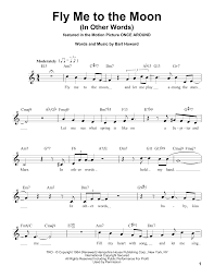 Fly me to the moon (in other words) for clarinet solo, intermediate clarinet sheet music. Fly Me To The Moon In Other Words Pro Vocal Print Sheet Music