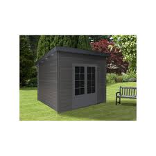 Nous livrons sans frais d'expédition. Abri Jardin Moderne Lame Composite Haut De Gamme Promo