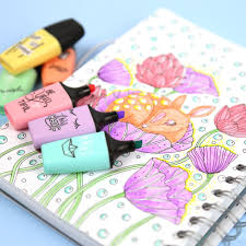 Color With Highlighters Custom Personal Planner Pastel Highlighter Creative Planner