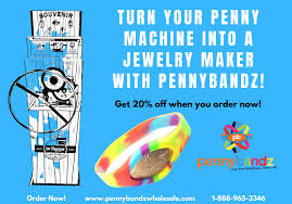 They are easy to mount (50 minutes or less) and do not require any additional setups. Penny Machine Pennybandz Elongated Penny Necklace Wristband Pressed Penny Holder Free Shipping With All Orders 30