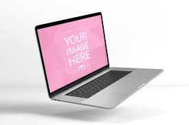 Download Hovering 3d Macbook Pro Mockup Template Mediamodifier