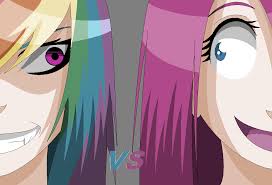 And they had normal skin. Anime 1229934 Pinkamena My Little Pony And Mlp Anime On Favim Com