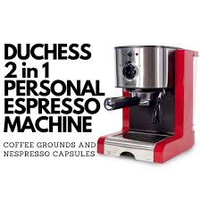 Nespresso coffee machine prices in south africa. Duchess 2 In 1 Coffee Maker Works With Coffee Grounds And Nespresso Capsules Cm5300r Machine Shopee Philippines