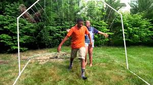 Diy backyard projects to keep kids cool pvc water park classy parks ultimate splash pad the joys of boys create your own waterpark pipe run like kale 5 summer using sprinklers. Homemade Backyard Water Sprinkler Pvc Pipe Youtube