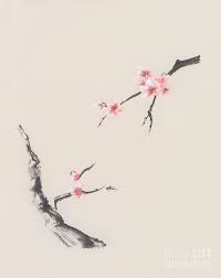 20 pieces flower bird branch stencils tree leaves bee stencil flower painting diy templates flying bird reusable stencil summer spring drawing template for painting on wood wall floor home party decor. Sakura Tree Branches With Cherry Blossom Flowers Oriental Zen Su Photograph By Awen Fine Art Prints