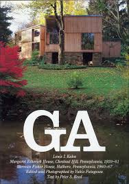Reflecting and refracting throughout the open plan. Louis I Kahn Esherick House And Fisher House Global Architecture Document Futagawa Yukio Amazon De Bucher