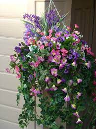 Maybe you would like to learn more about one of these? Basket Large With Artificial Petunias Dasies Hanging Flower Arrangements Hanging Plants Hanging Flowers