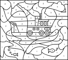 You might have loved to drive for hours in a exhilarating game a car of your choice to perform dynamic missions and chased in cities with incredible scenery, coloring these cars might remind you these epic moments and allow. Color By Numbers Transportation Printables And Online Color By Number Activities Alphabet Coloring Pages Numbers Preschool Coloring Pages