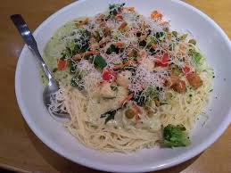 Angel Hair With Creamy Pesto And Vegetables Picture Of Olive Garden Wilkesboro Tripadvisor