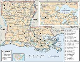 Antique map of new orleans, louisiana, from the new encyclopedic atlas and gazetteer of the. State And Parish Maps Of Louisiana