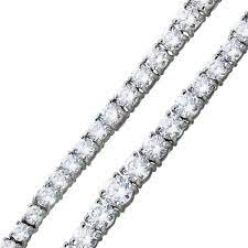 S925 silber kette damen simple style kette intarsien mauerwerk hand gefertigte kette. Riviere Collier Halsband Tennisarmband Collier Sterling Silber 925 Zirkonia Ch Abramowicz